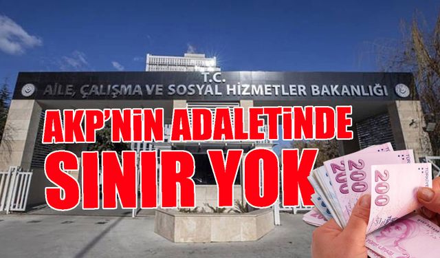 Yoksula 19 TL; Bakan'a yüzde 40 zam