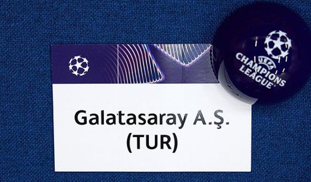 Galatasaray'ın Şampiyonlar Ligi fikstürü belli oldu: İlk deplasman Frankfurt ile