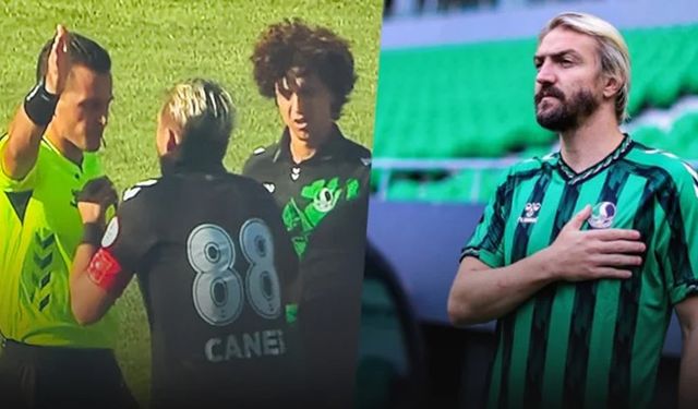 Caner Erkin ilk maçında kırmızı kart gördü