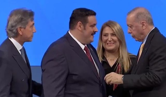 Rozet takma töreninde Erdoğan'ın sözleri karşısında dondu kaldı