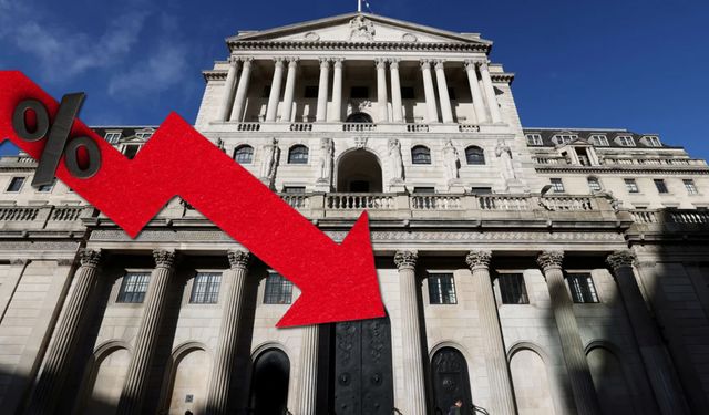 İngiltere Merkez Bankası faizi 4'e çekti