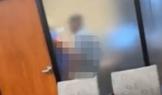 Banka şubesinde cinsel ilişki skandalı