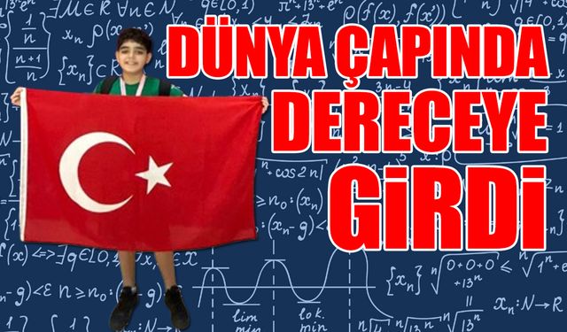 12 yaşındaki Ezel Ali matematik yarışmasında Türkiye'nin göğsünü kabarttı