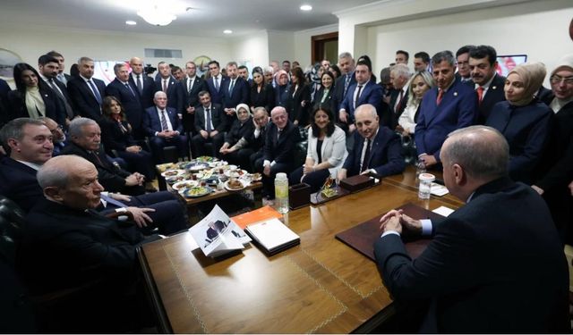 TBMM'de mini zirve! Erdoğan; DEM, MHP ve İYİ Parti Genel Başkanlarıyla bir araya geldi
