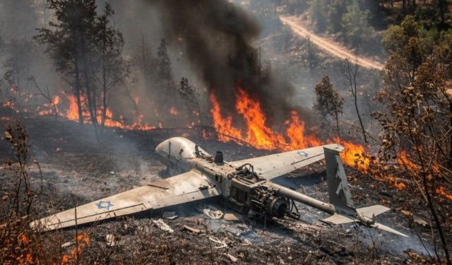 İsrail'in İHA'sı Lübnan'da düştü