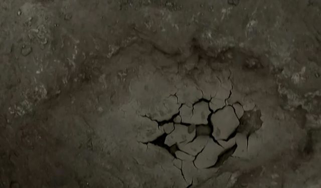 Bir taş ocağında keşfedilen dinozor ayak izleri şaşırttı