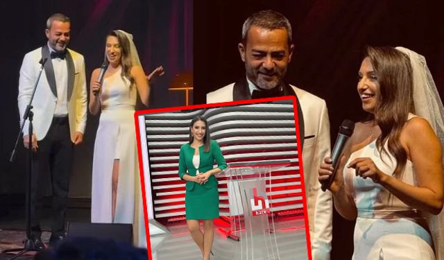 Halk TV sunucusu Gözde Şeker, ünlü oyuncu Kerem Fırtına ile evlendi