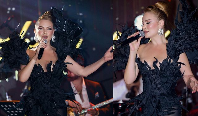 Pınar Eliçe, Angelina Jolie'nin kostümü ile sahneye çıktı... Çok beğenmiştim Malefiz oldum