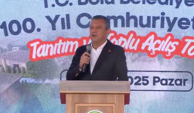 CHP'nin Bolu kampı sona erdi... Özgür Özel: Bütün belediye başkanlarımıza tehditler geliyor