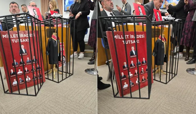 Adalet Bakanlığı'nın bütçe görüşmesinde CHP grubundan 'manidar' protesto