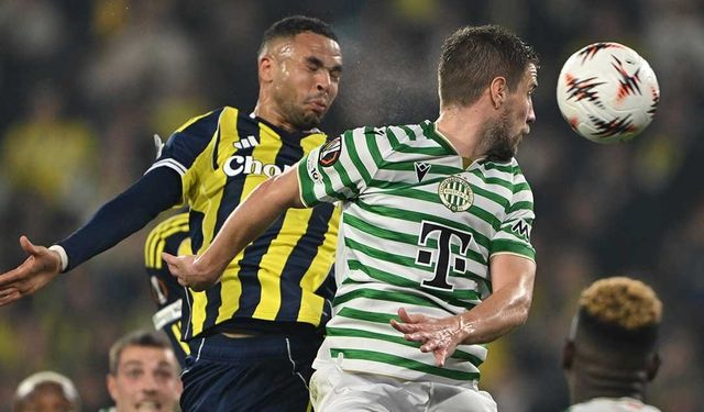 Fenerbahçe büyük şansı Ferencvaros karşısında kaçırdı