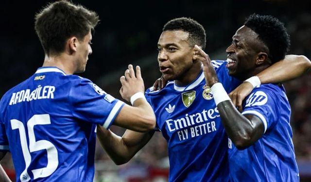 Real Madrid'de Arda Güler, Mbappe işbirliği! 7 gollü Olimpiakos maçı...