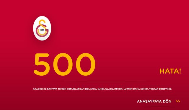 Galatasaray'ın internet sitesi çöktü