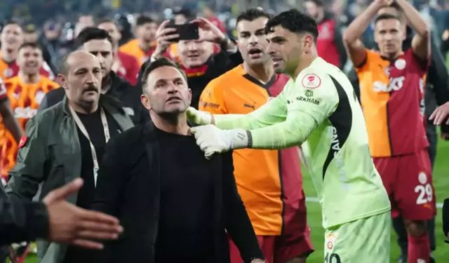 Galatasaray - Union Saint-Gilloise maçı sonrasında Okan Buruk ve Günay Güvenç arasında gerginlik