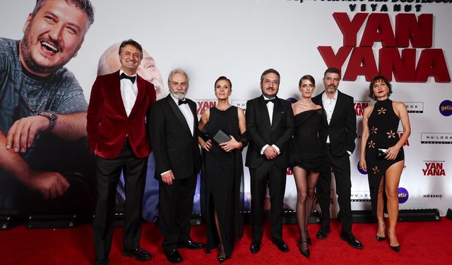 Haluk Bilginer ve Feyyaz Yiğit’in Yan Yana filminin galasına ünlü akını! Dostluk, umut ve sinema buluştu