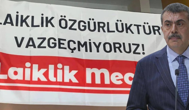 Laiklik Meclisi'nden 'proje okulu atamaları'na tepki: "Tarikatsever Yusuf Tekin'in tam karşısındayız"