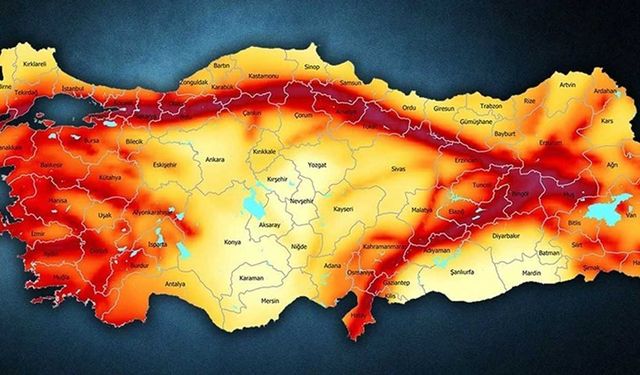 AFAD'dan 'Türkiye Deprem Tehlike Haritası' açıklaması: Hangi renk, hangi anlama geliyor?