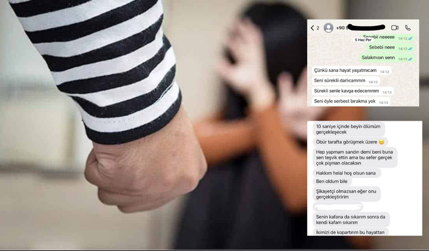 Üniversiteli genç kız ölümle tehdit ediliyor... Polis sevgilisi kabusu yaşattı! Tehditler havada uçtu