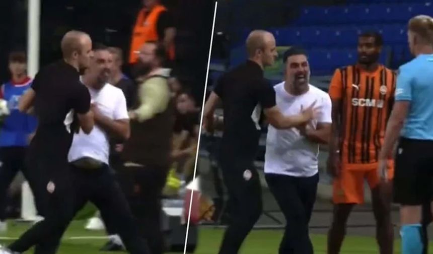 Shakhtar Donetsk- Panathinaikos maçında Arda Turan kırmızı kart gördü! Samsunspor'un rakibi belli oldu