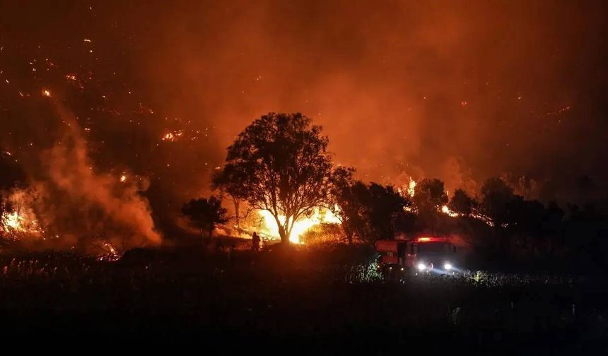 Çanakkale’de büyük yangın: 126 yurttaş tahliye edildi