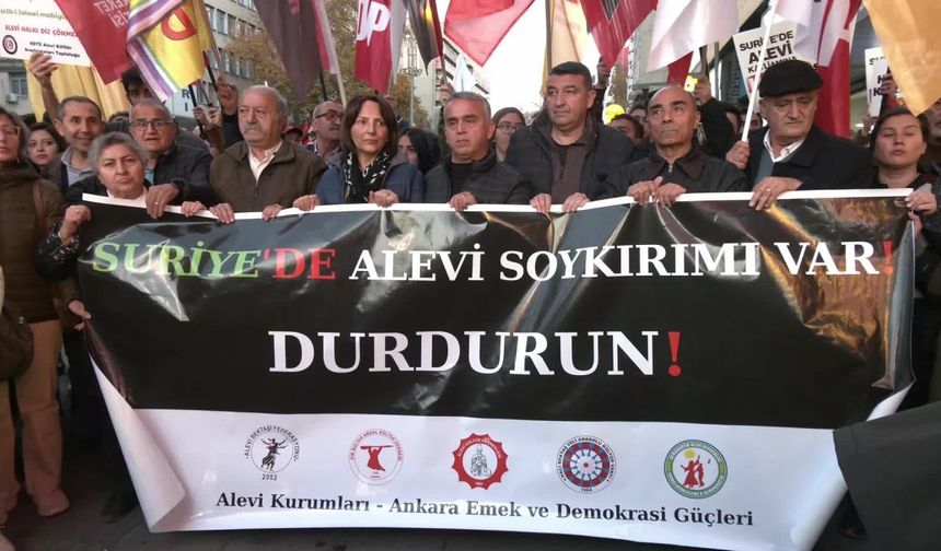 Suriye’deki Alevilere saldırılar protesto edildi