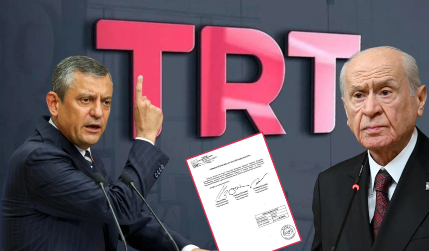 Bahçeli TRT çağırısı yaptı, Özgür Özel o teklifi hatırlattı: Aylardır komisyonda bekliyor